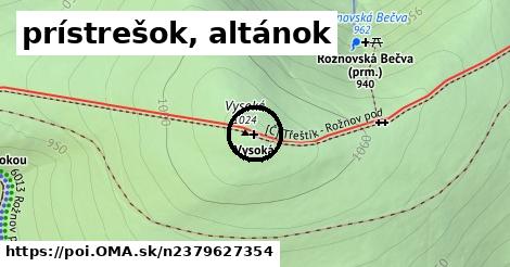 prístrešok, altánok