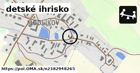 detské ihrisko