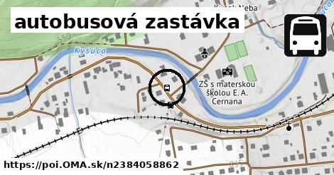 autobusová zastávka