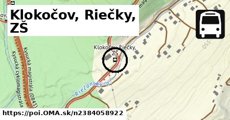 Klokočov, Riečky, ZŠ