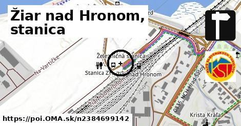 Žiar nad Hronom, stanica