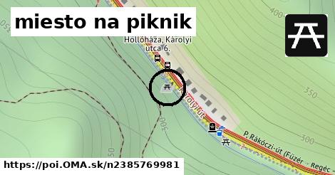 miesto na piknik