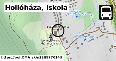 Hollóháza, iskola