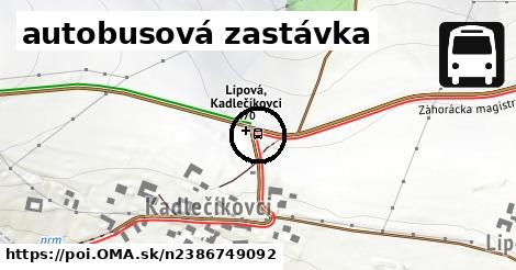 autobusová zastávka