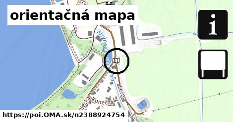 orientačná mapa