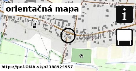 orientačná mapa