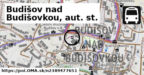 Budišov nad Budišovkou, aut. st.