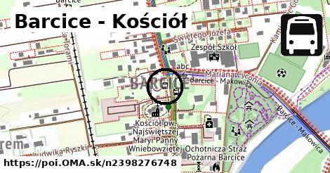 Barcice - Kościół