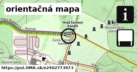 orientačná mapa