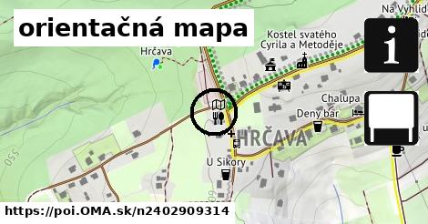 orientačná mapa