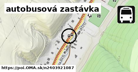 autobusová zastávka