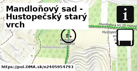 Mandloňový sad - Hustopečský starý vrch