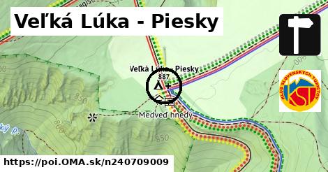 Veľká Lúka - Piesky