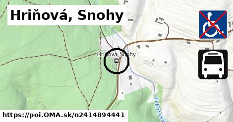 Hriňová, Snohy