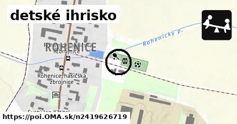 detské ihrisko