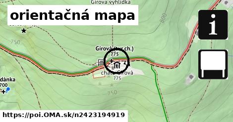 orientačná mapa