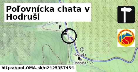 Poľovnícka chata v Hodruši