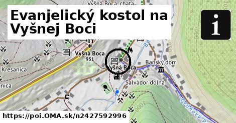 Evanjelický kostol na Vyšnej Boci