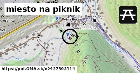 miesto na piknik