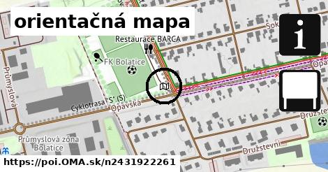 orientačná mapa