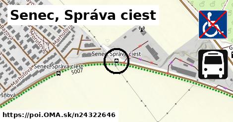 Senec, Správa ciest