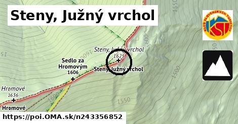 Steny, Južný vrchol