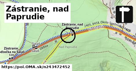 Zástranie, nad Paprudie