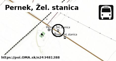 Pernek, Žel. stanica