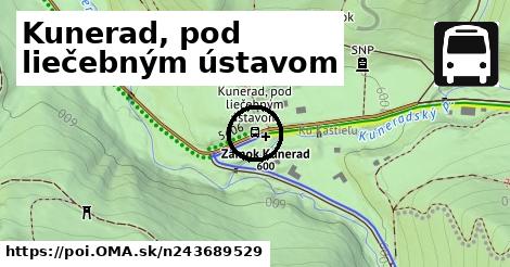 Kunerad, pod liečebným ústavom