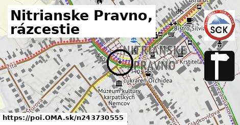 Nitrianske Pravno, rázcestie