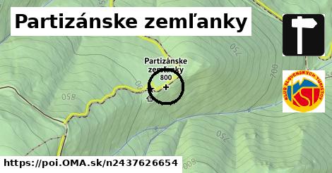 Partizánske zemľanky