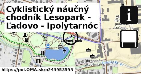 Cyklistický náučný chodník Lesopark - Ľadovo - Ipolytarnóc