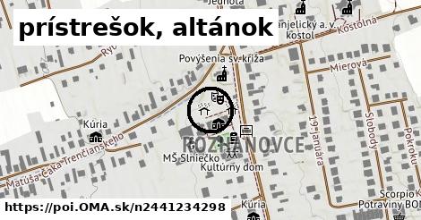 prístrešok, altánok