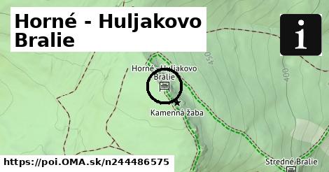 Horné - Huljakovo Bralie