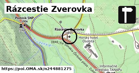 Rázcestie Zverovka