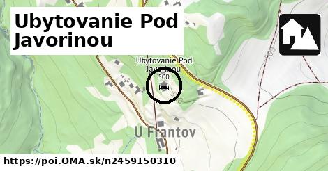 Ubytovanie Pod Javorinou