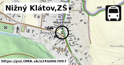 Nižný Klátov,ZŠ