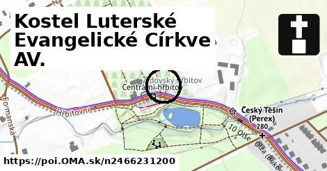 Kostel Luterské Evangelické Církve AV.