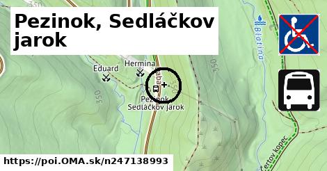 Pezinok, Sedláčkov jarok