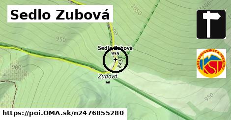 Sedlo Zubová