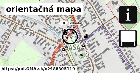 orientačná mapa