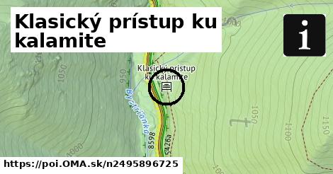 Klasický prístup ku kalamite