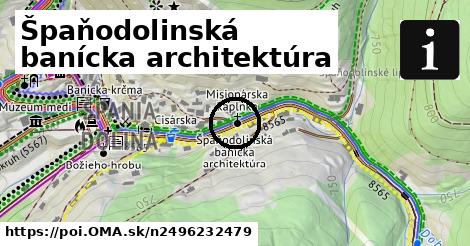 Špaňodolinská banícka architektúra