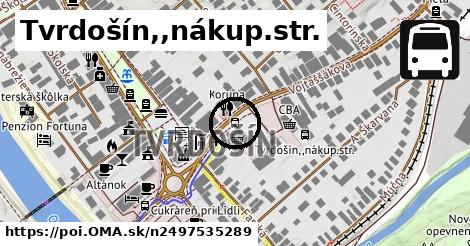 Tvrdošín,,nákup.str.