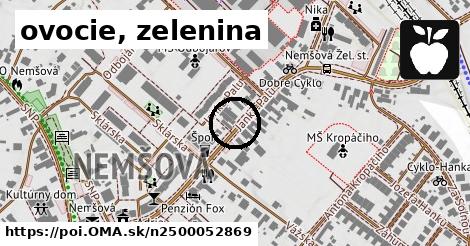 ovocie, zelenina