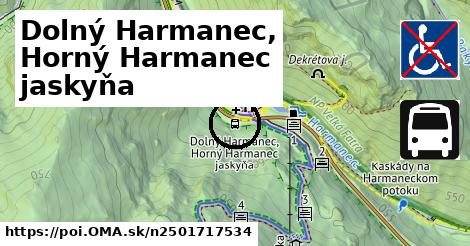 Dolný Harmanec, Horný Harmanec jaskyňa