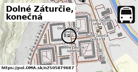 Dolné Záturčie, konečná