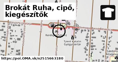 Brokát Ruha, cipő, kiegészítők