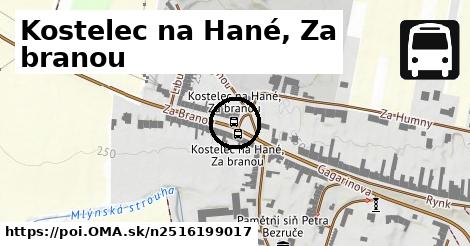 Kostelec na Hané, Za branou