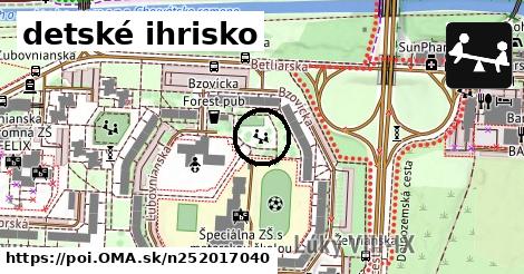 detské ihrisko